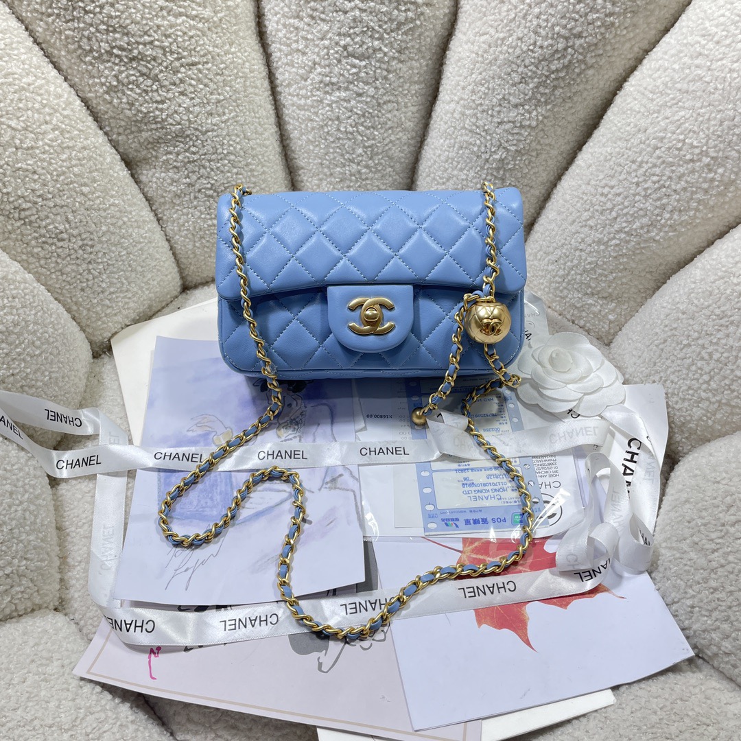 Chanel AS1787 Shoulder Bags Sheepskin 20cm