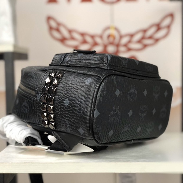 MCM Stark Side Studs Backpack in Visetos 4-Size