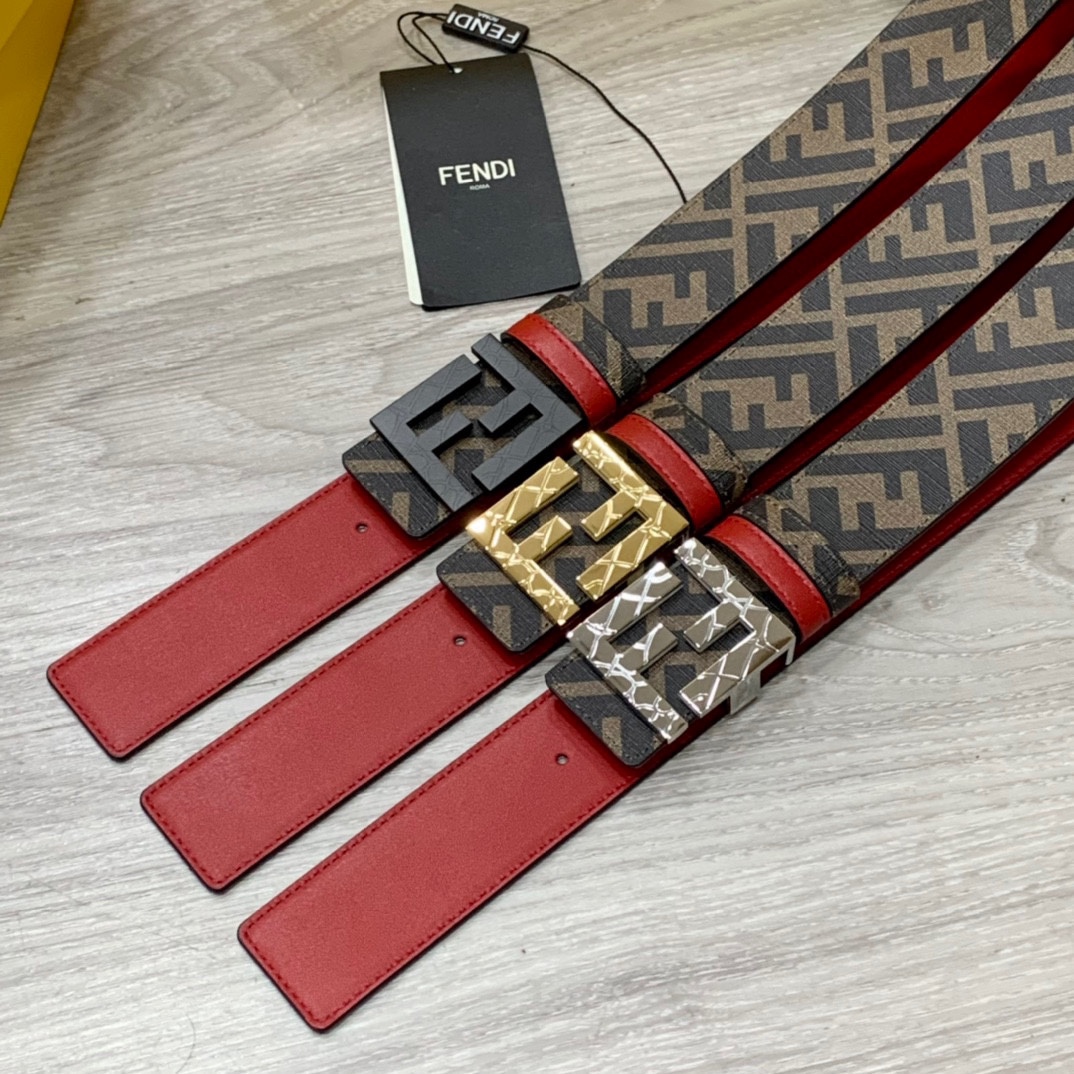 Fendi Mens Belt Width 4cm