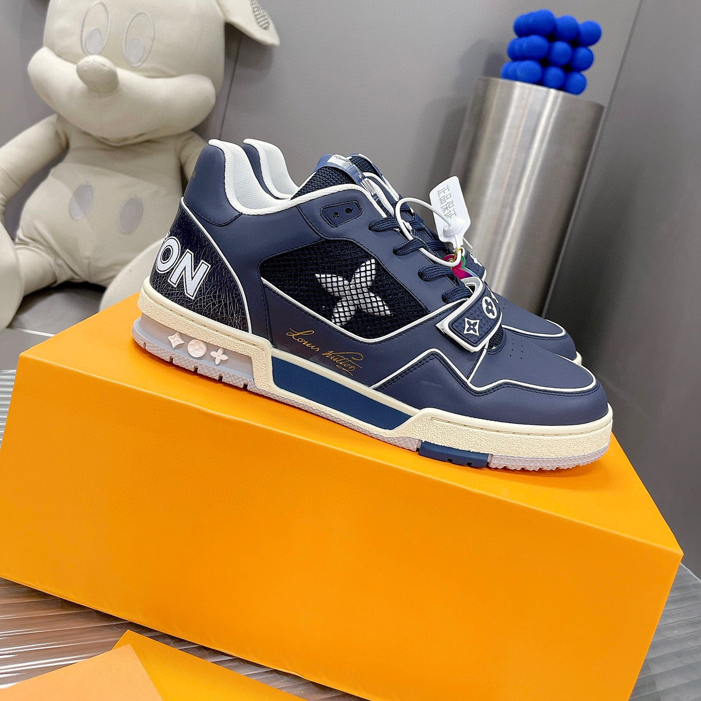 Louis Vuitton LV Trainer Velcro Strap Sneaker Size 36-46