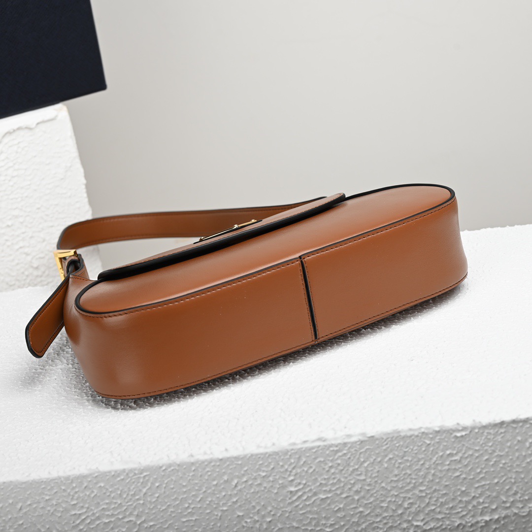 Prada 1BD358 Small Leather Women Shoulder Bags Size 25*15*5.5cm