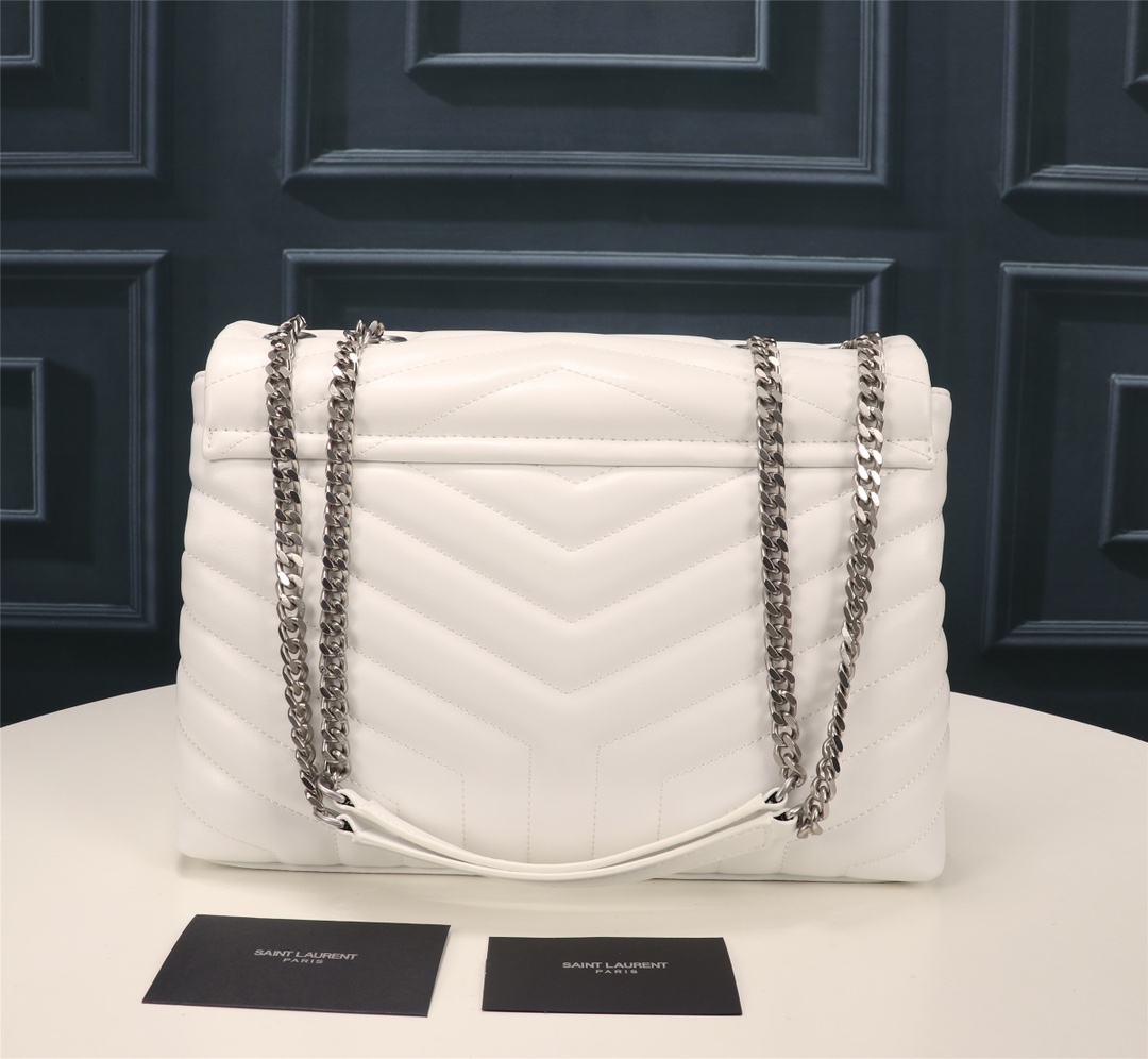 YSL Lou Lou Puffer Women Shoulder Bags Size 30cm