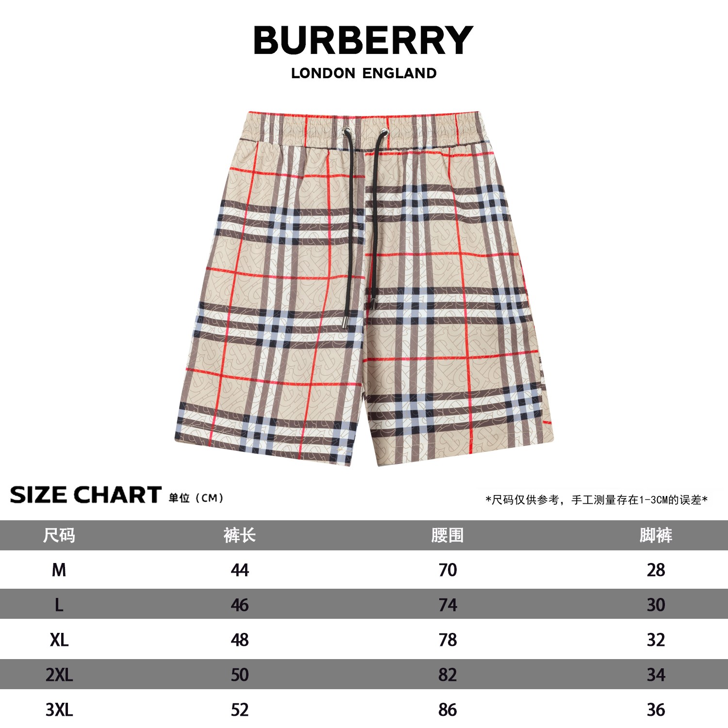 Burberry Beach-Pants Size M-XXXL