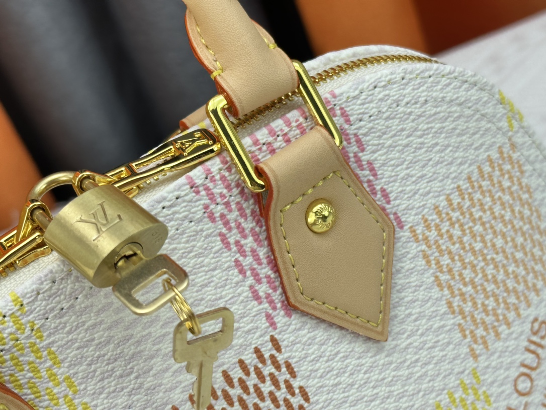 Louis Vuitton N40516 Alma BB Damierlicious Women Shoulder Bags Size 23*17*11cm