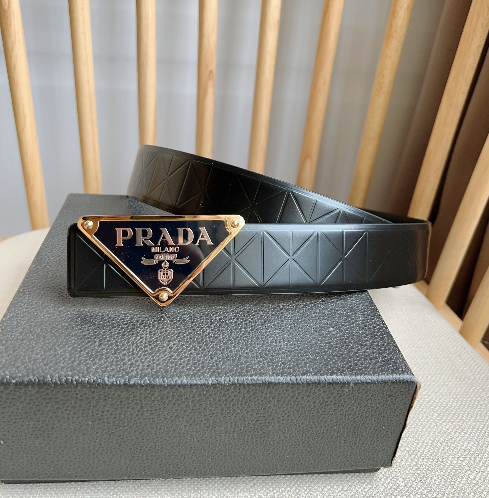 Prada Mens Belt Width 3.5cm