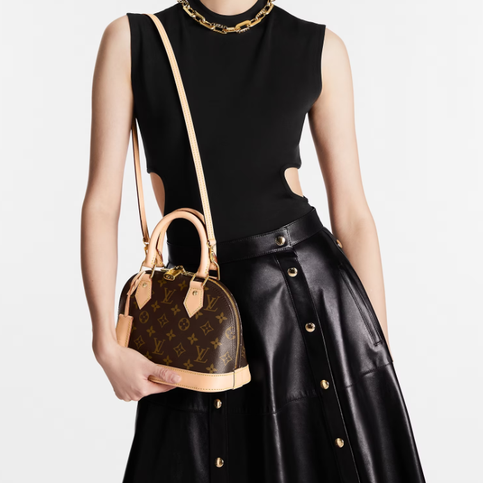 Louis Vuitton M53152 Alma Women Shoulder Bags Size 23.5*17.5*11.5cm