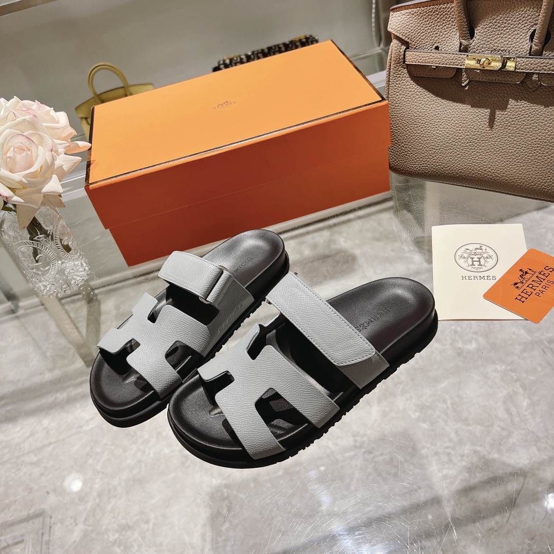 Hermes chypre Slippers Size 36-46