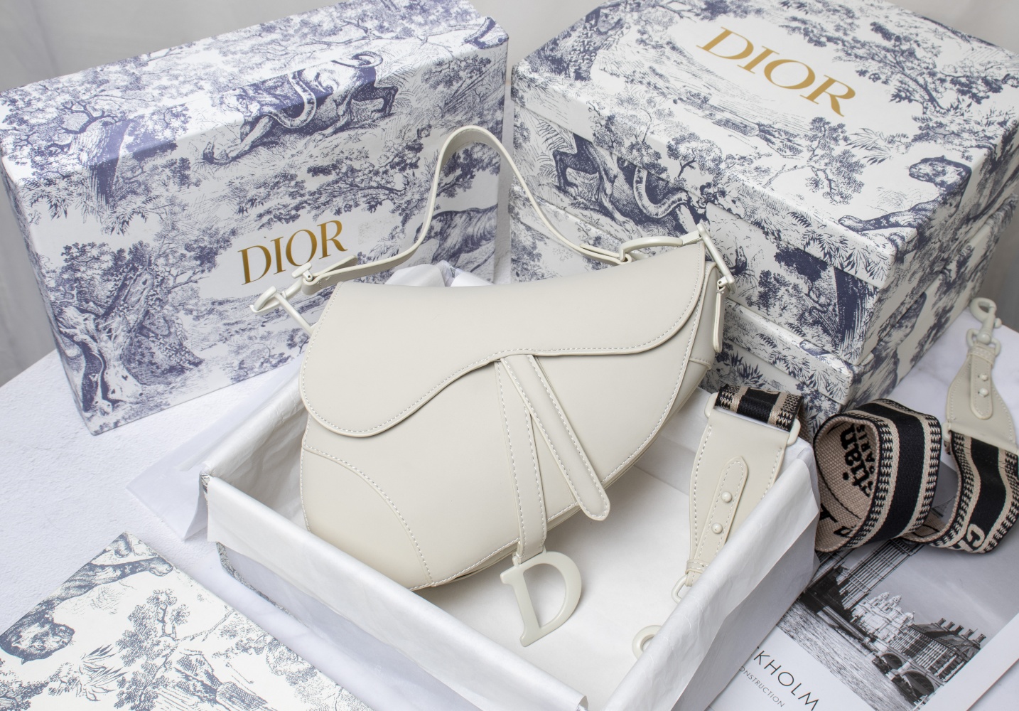 Dior Saddle Women Shoulder Bags 25.5*20*6.5cm