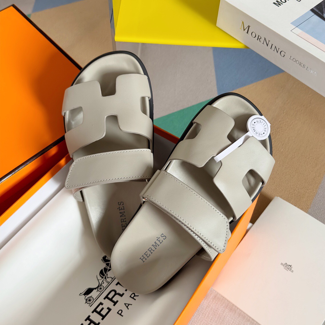 Hermes chypre Slippers Size 36-45