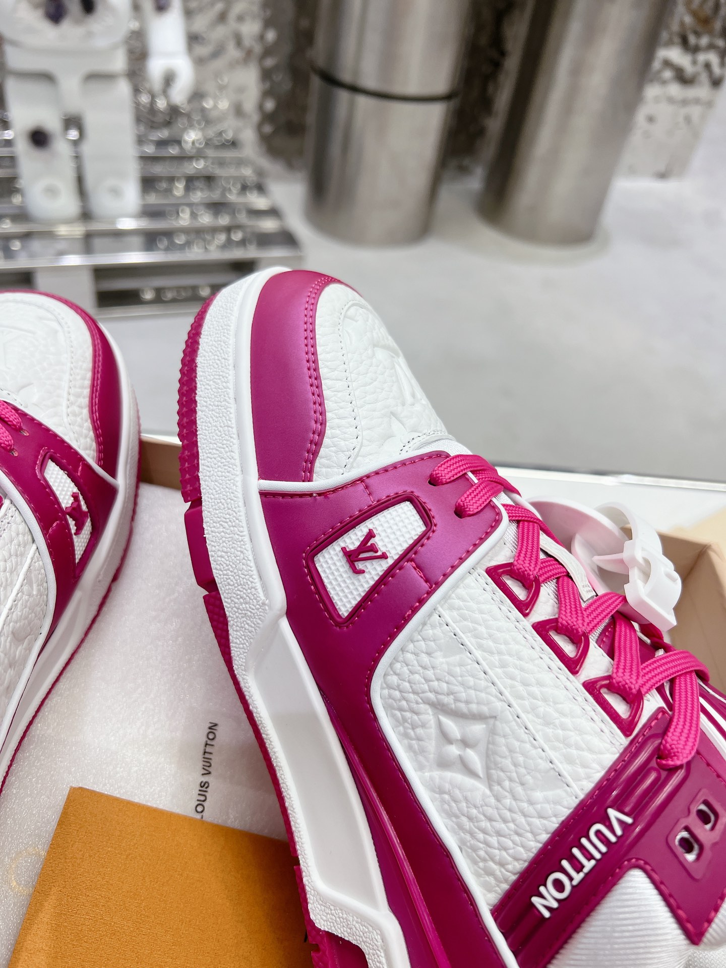 Louis Vuitton Trainer Monogram denim Sneaker Size 36-46