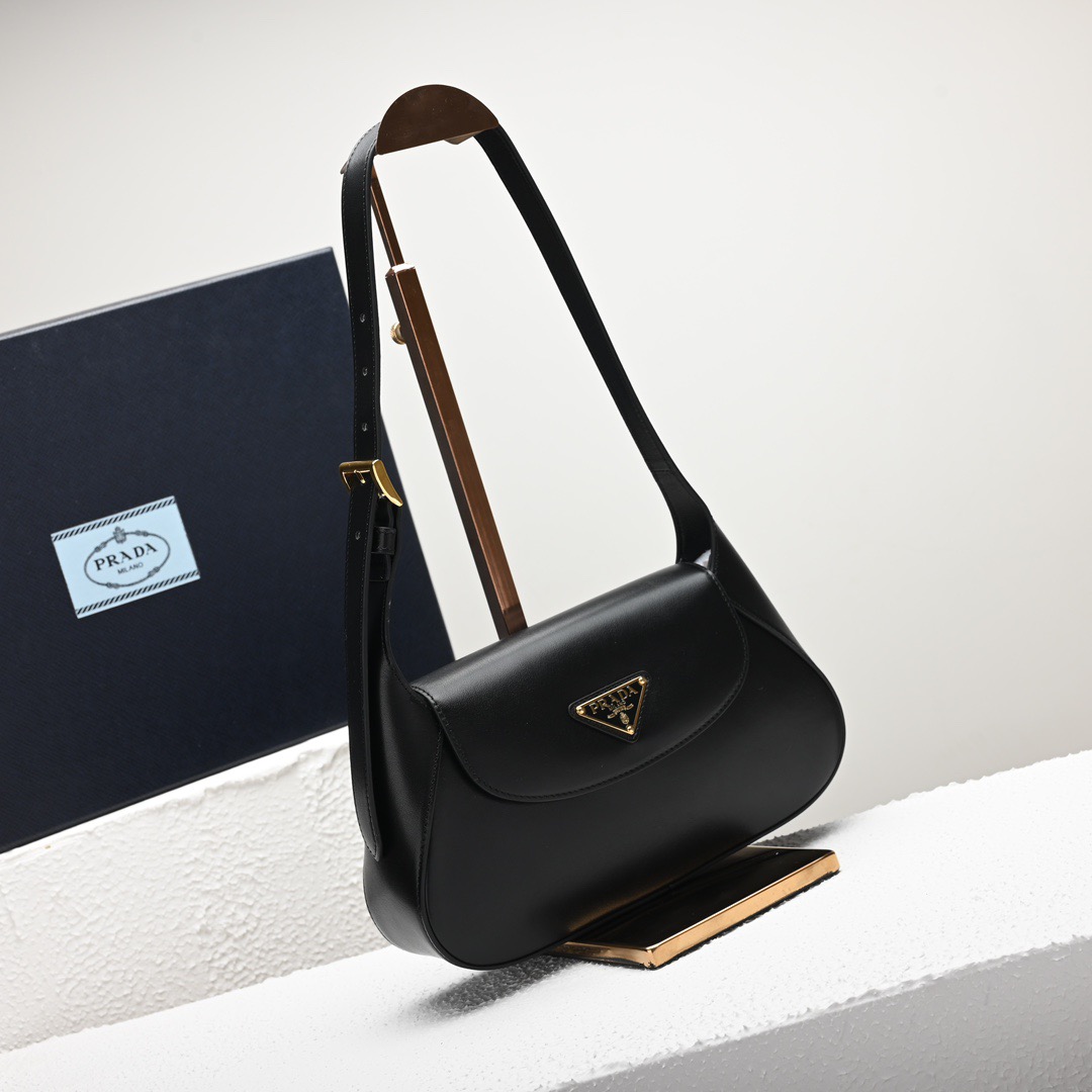 Prada 1BD358 Small Leather Women Shoulder Bags Size 25*15*5.5cm