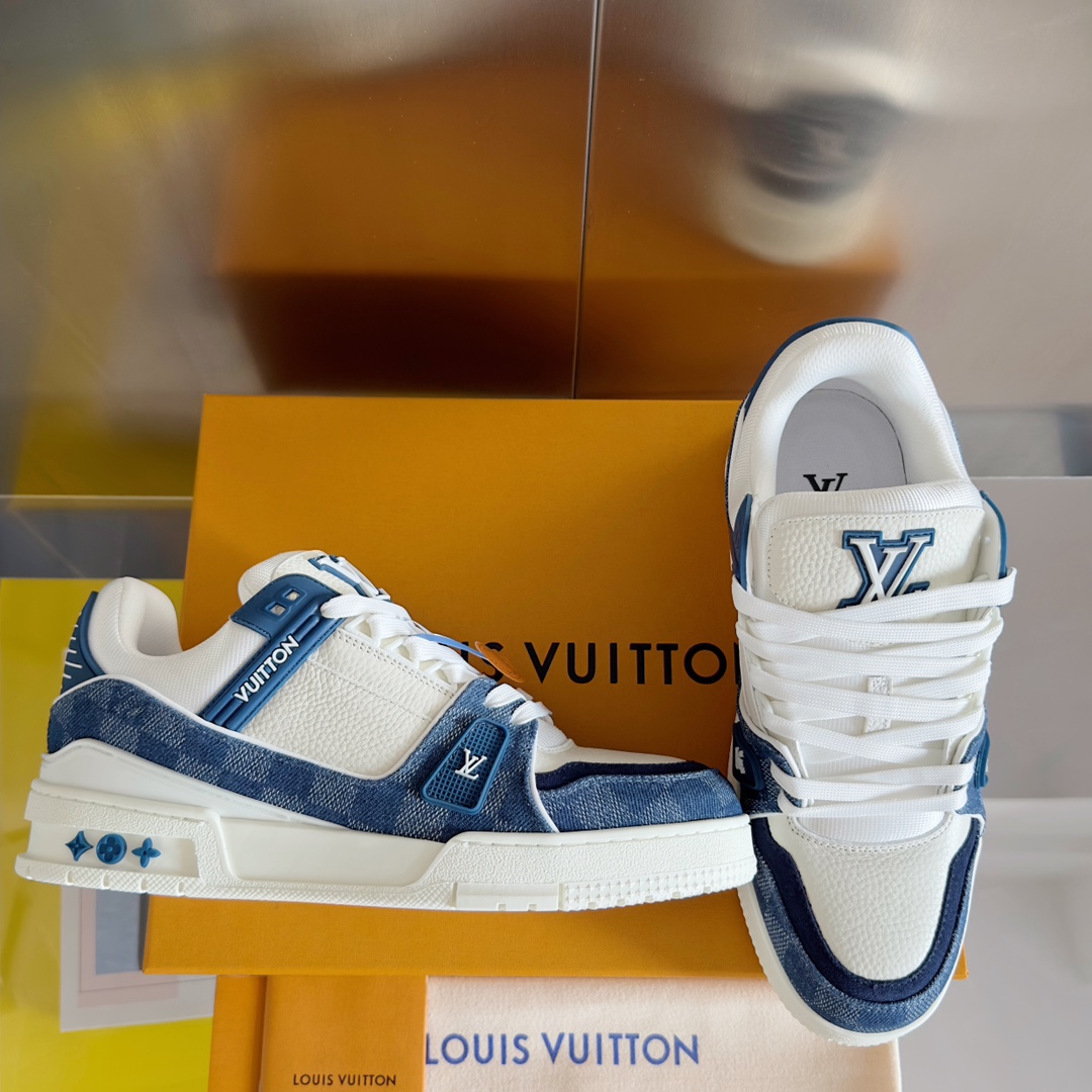 Louis Vuitton 2024New LV Trainer Sneaker Size 36-46