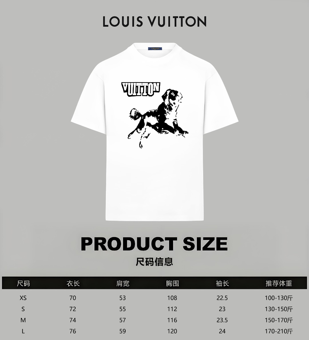 Louis Vuitton Cotton T Shirt Size XS-L