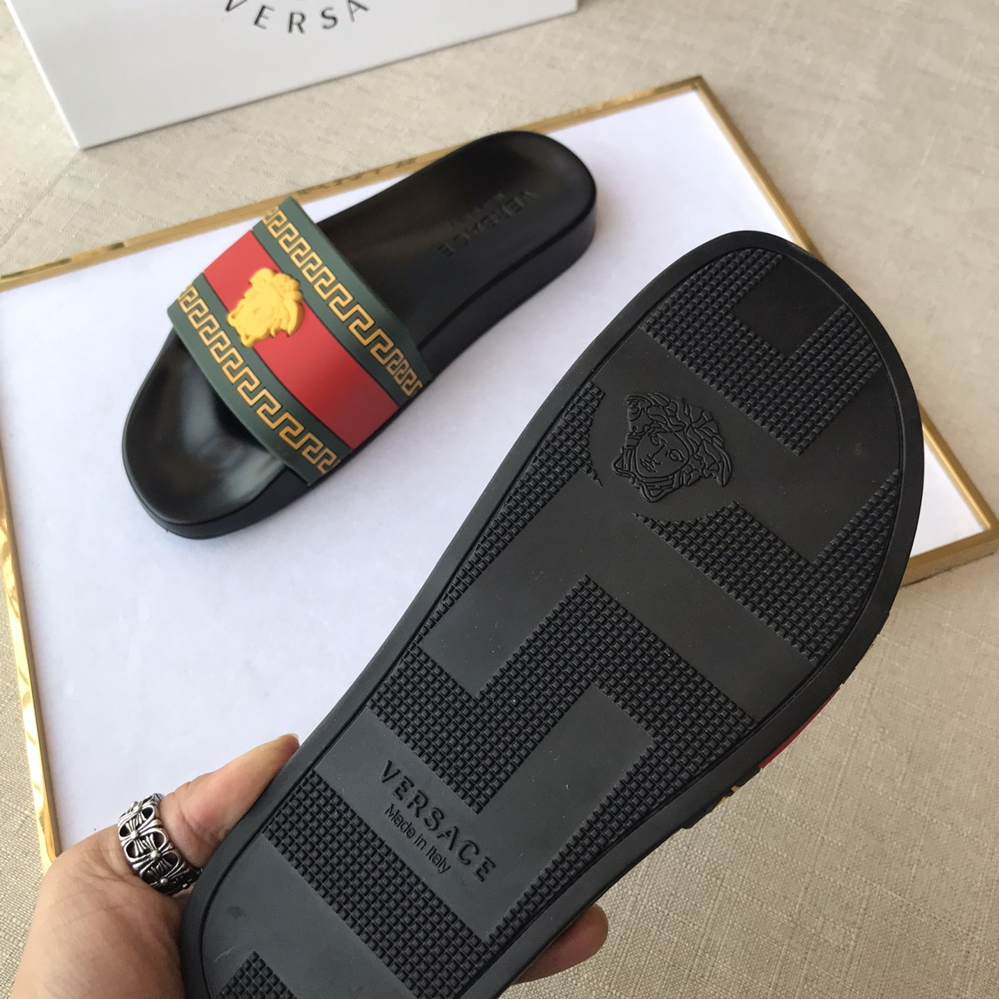 Versace Mens Women Sandals Gr. 36-46