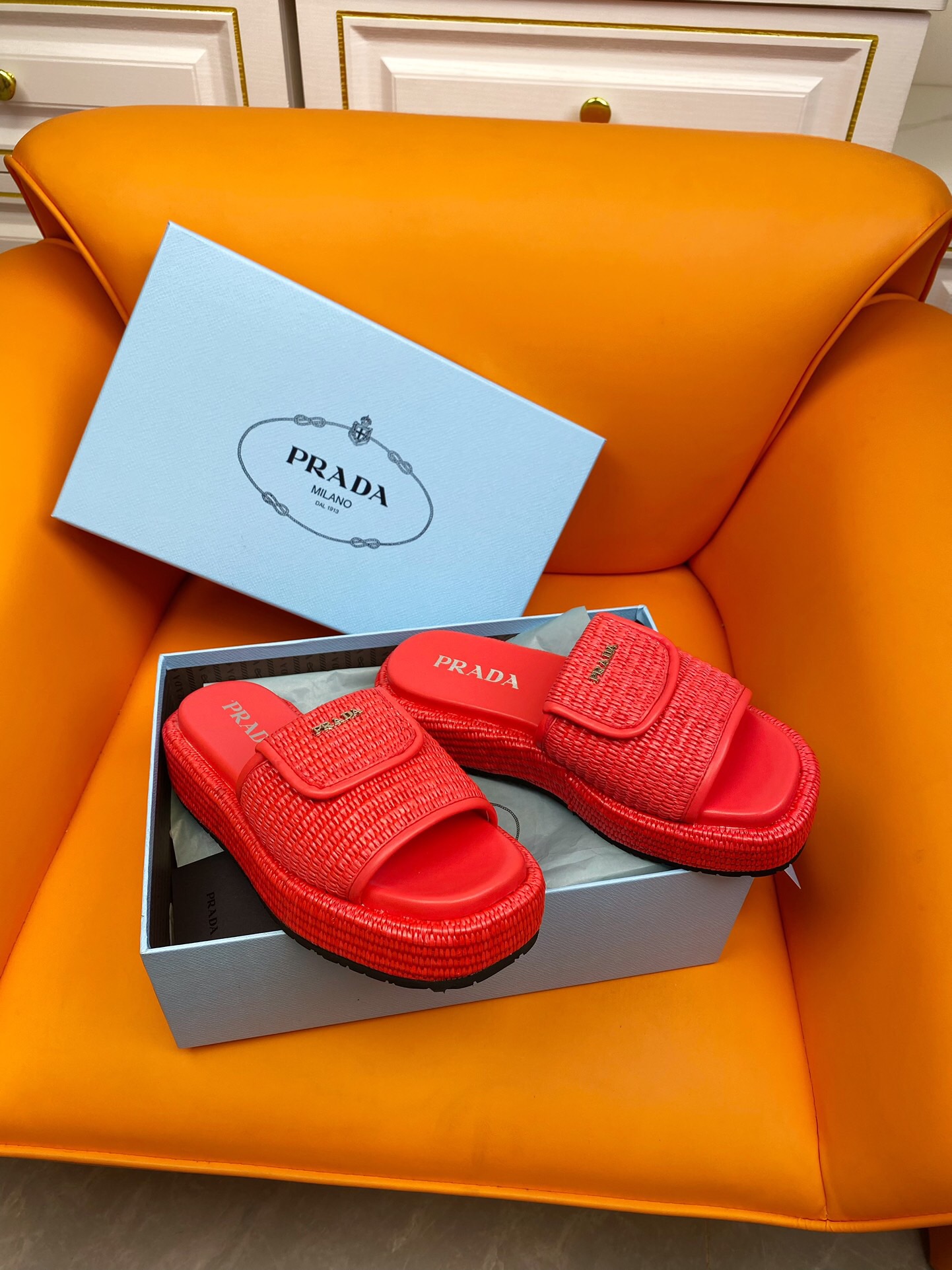 Prada 2024 New Monolith sandals Size 36-40