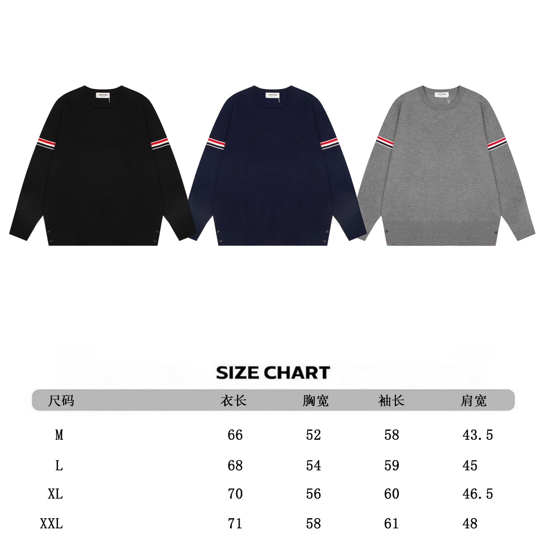 Thom Browne Unisex Sweatshirt Size S-XL