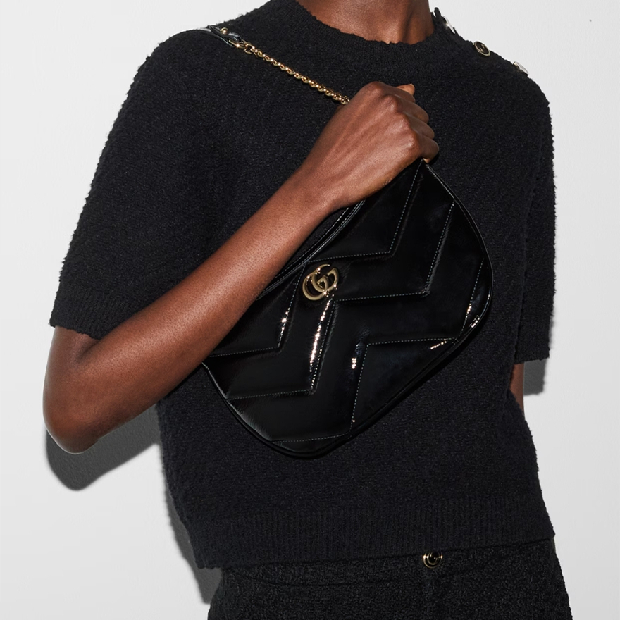 Gucci Kleine GG Marmont Women Shoulder Bags Size 26*17*4cm