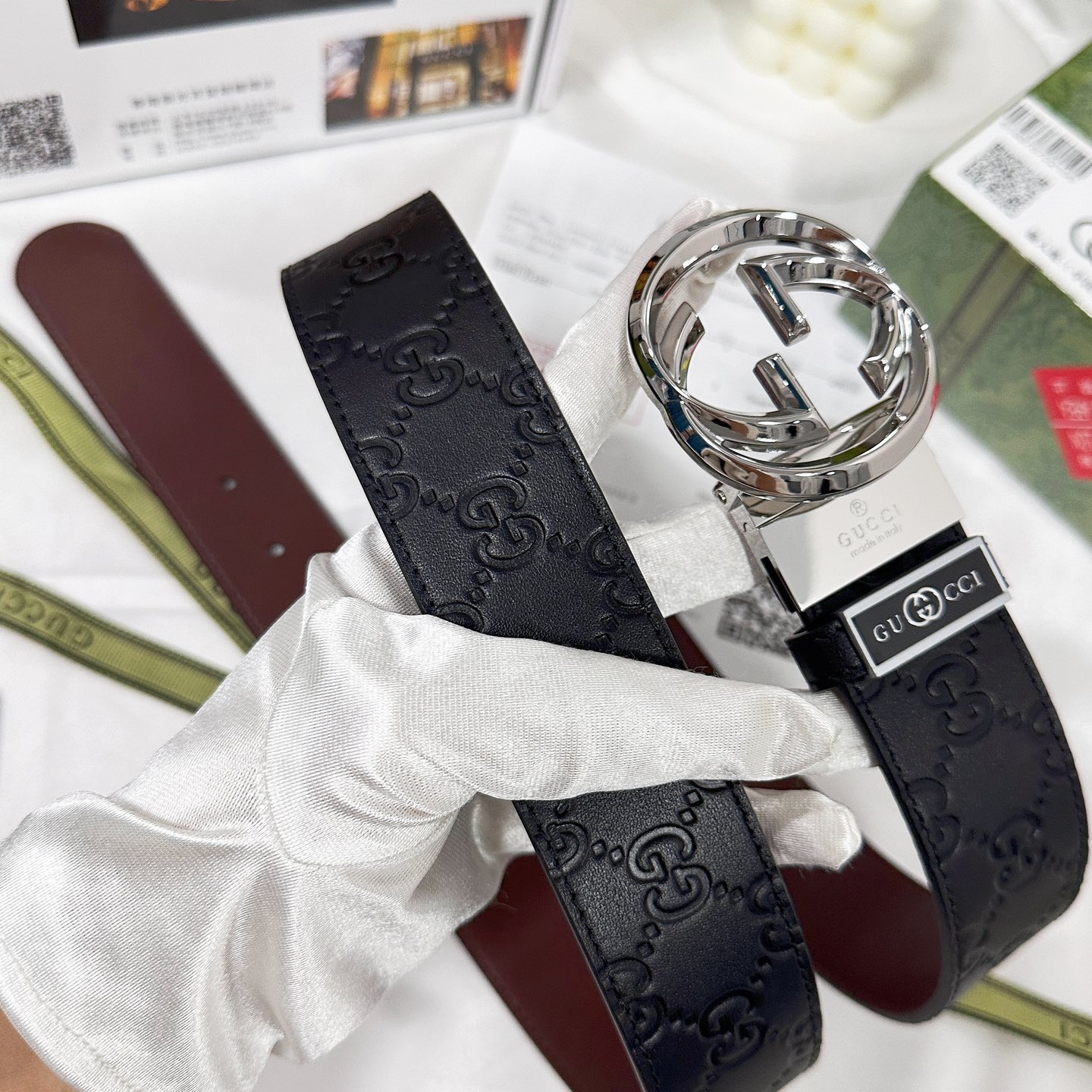 Gucci Mens Belt Width 3.8cm