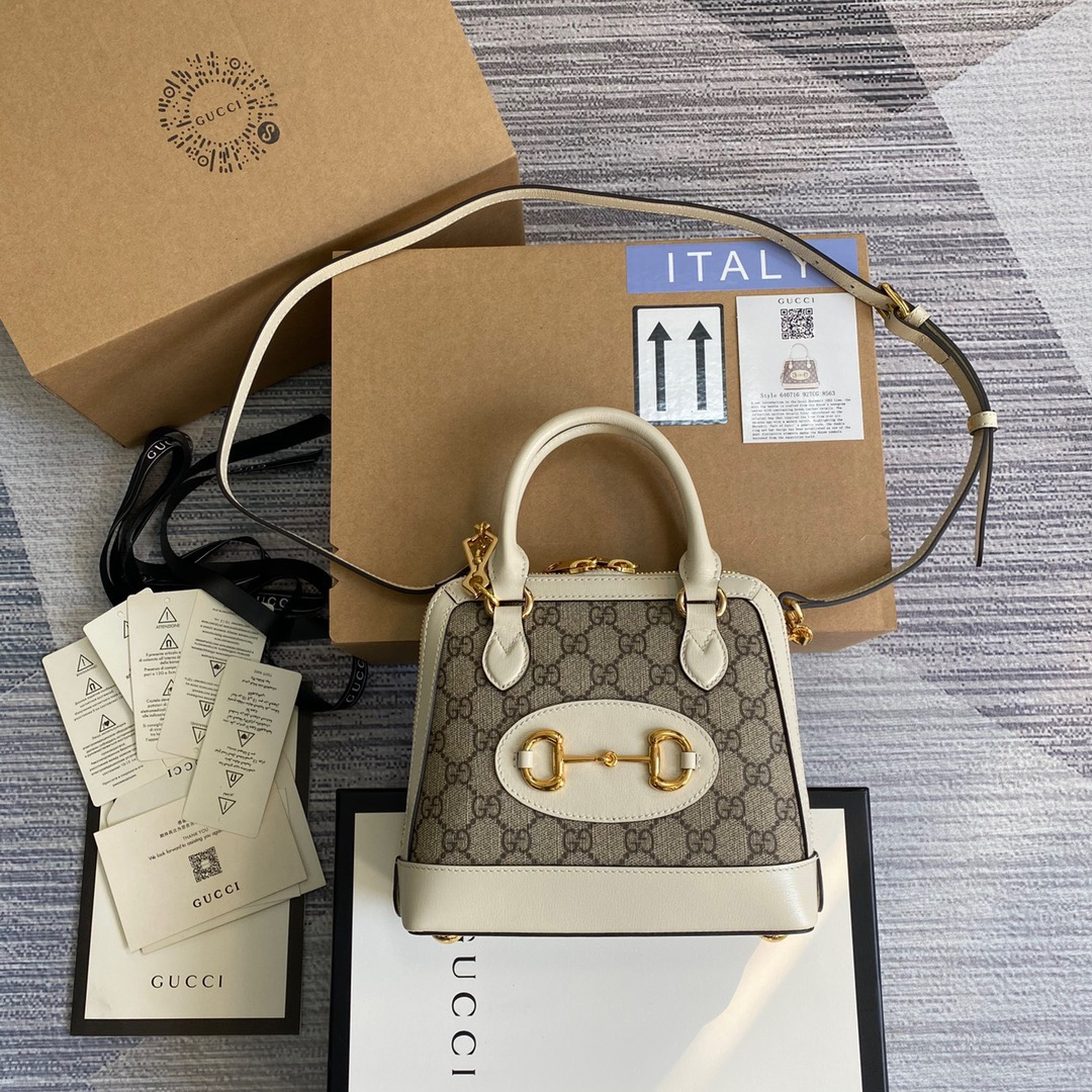 Gucci GG Horsebit 1955 Women Shoulder Bags 2-Size