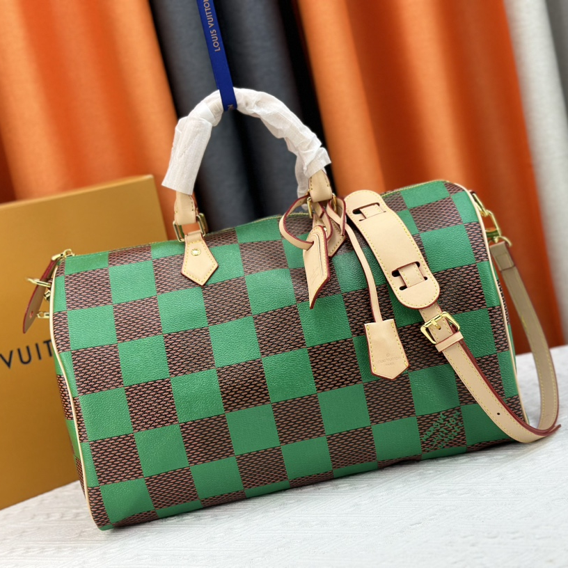 Louis Vuitton M24422 Speedy P9 Bandoulière 40 Monogram Leather Pharrell Williams Travel Bags Size 40*26*23cm