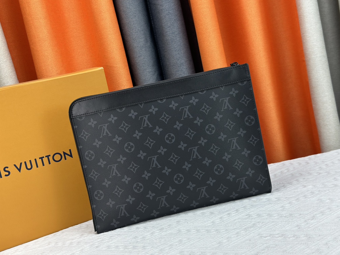 Louis Vuitton M82074 Pochette Jour Clutch Bags Size 35*25*2cm