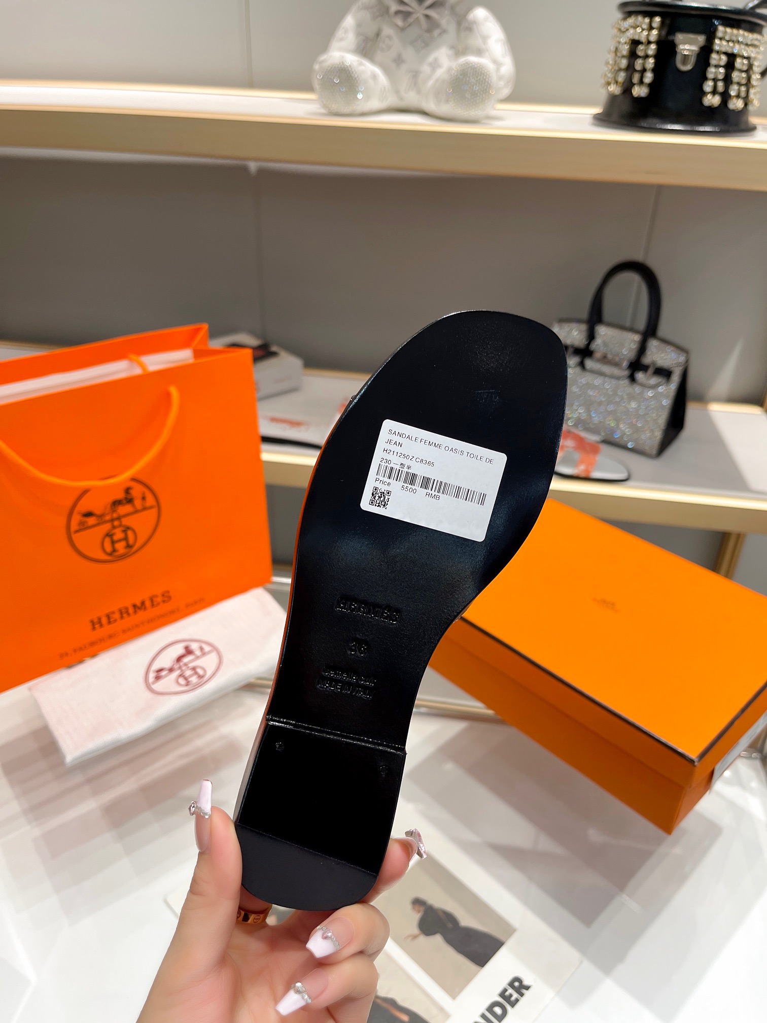 Hermes Oran Slippers Size 35-41