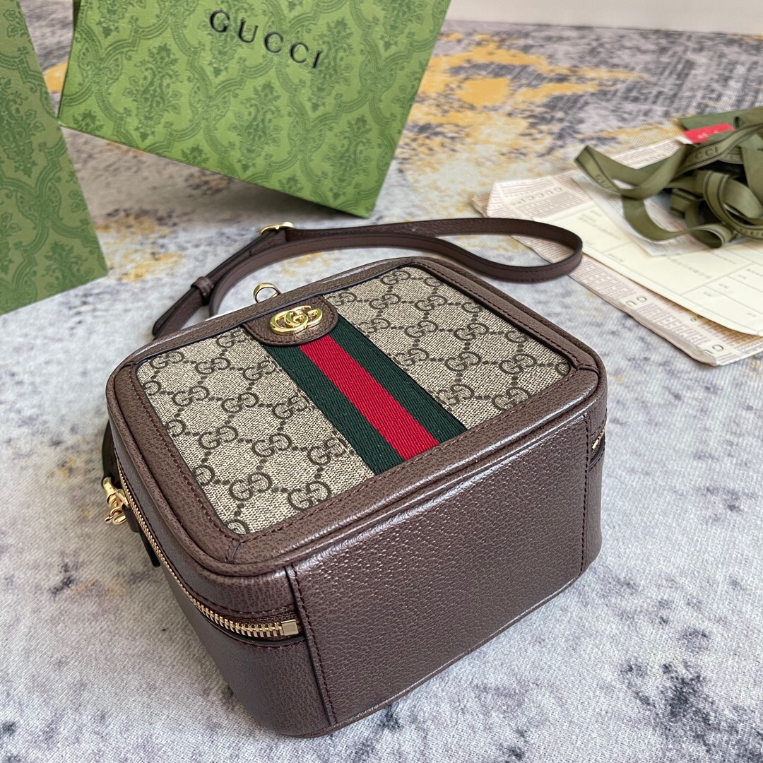Gucci Ophidia GG Mini Women Shoulder Bags 17.5*16.5*9.5cm