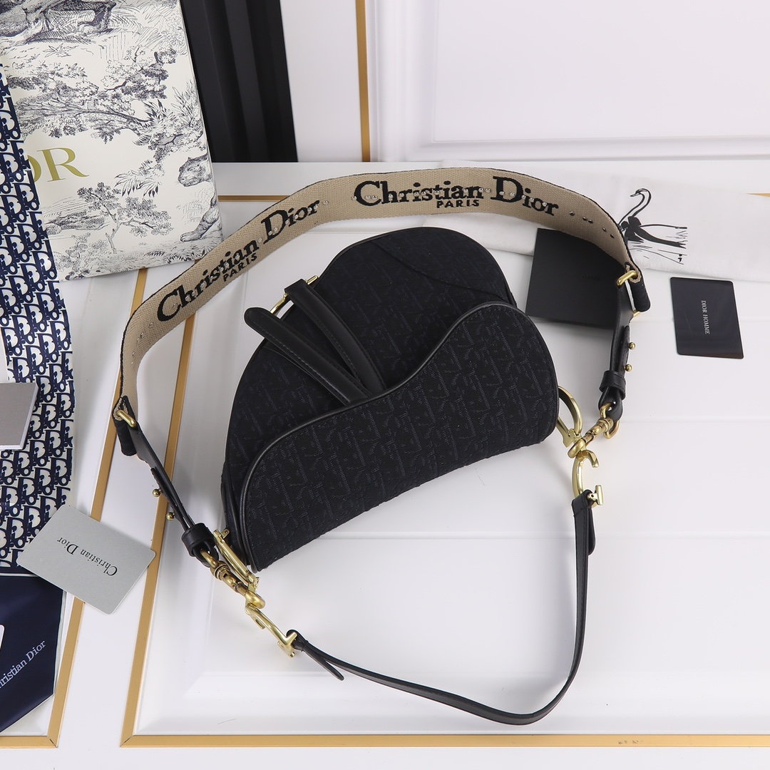 Dior Saddle Bags With Strap Women Shoulder Bags Size 25.5*20*6.5cm