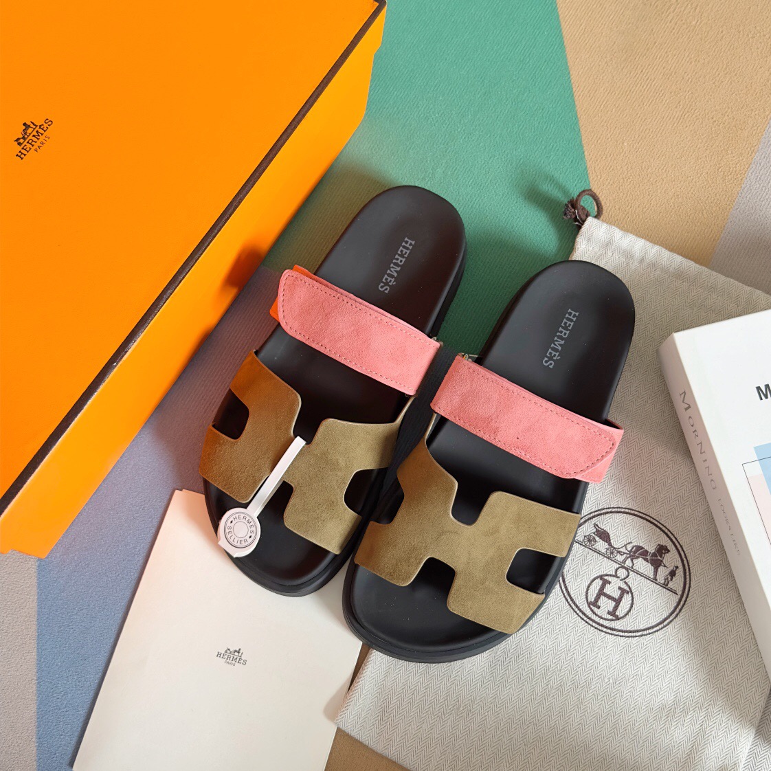 Hermes chypre Slippers Size 36-45