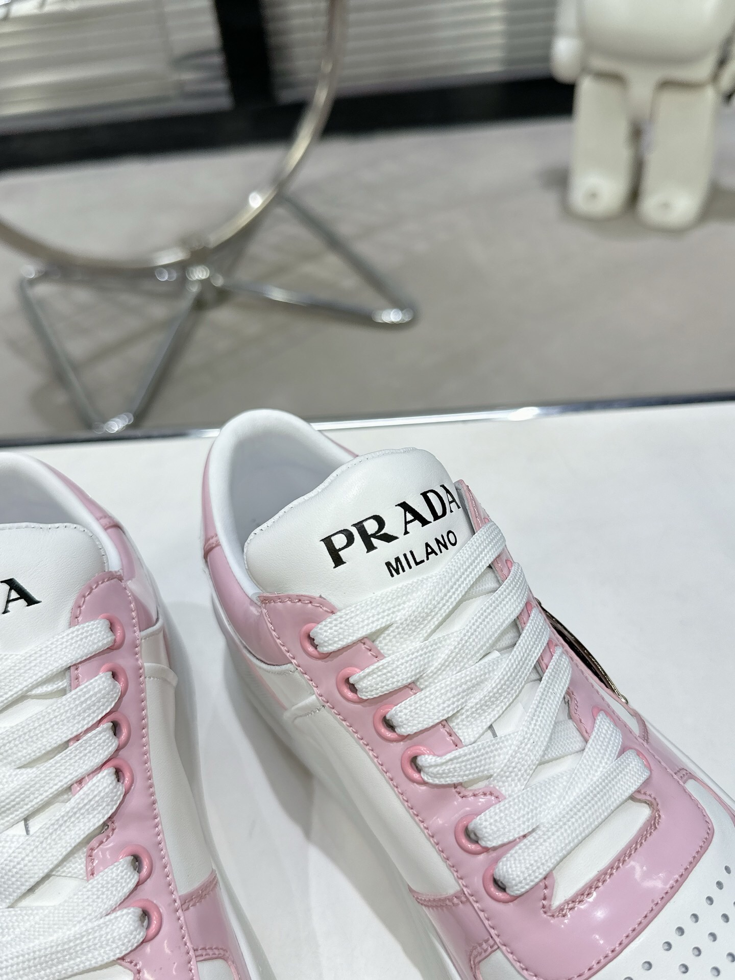 Prada 2024 New Downtown Bold leather Sneaker Size 36-41
