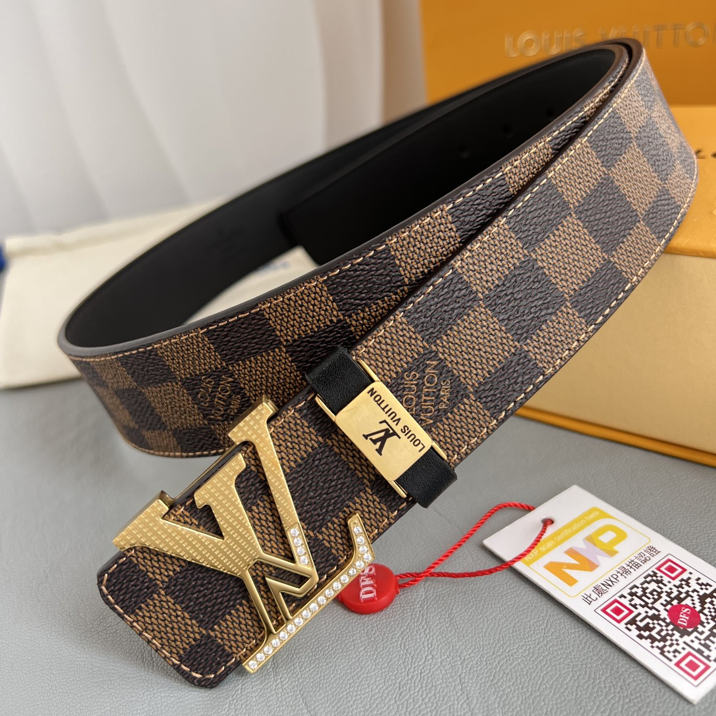 Louis Vuitton Mens Belt Width 3.8cm