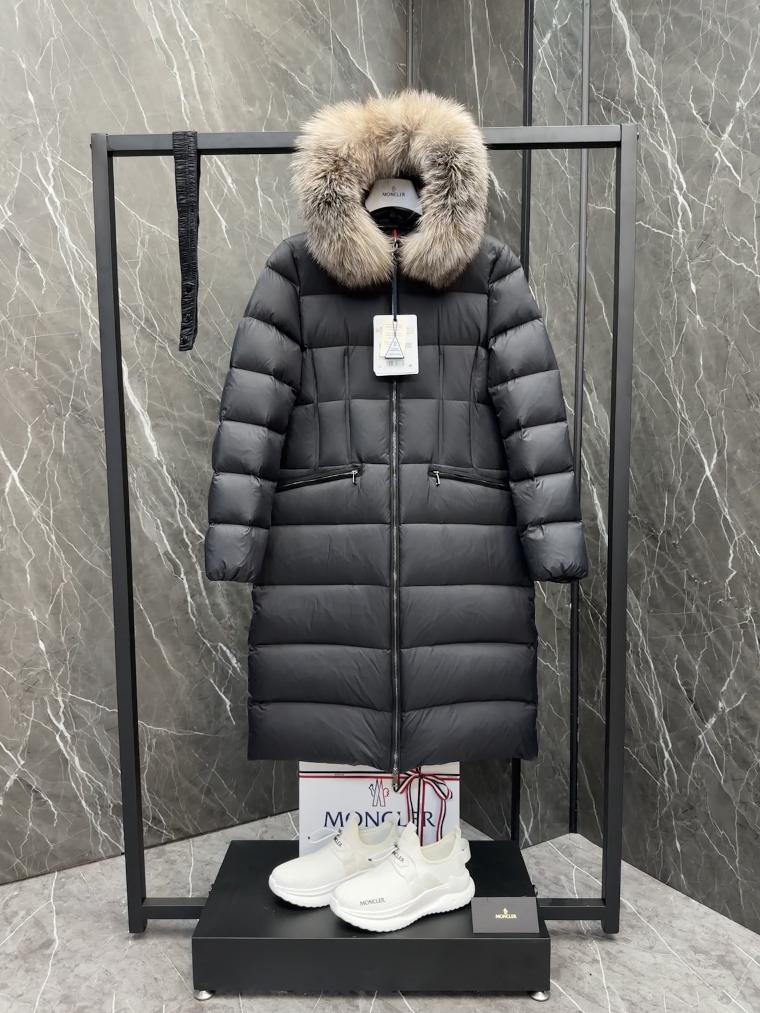 Moncler Boed Long Women Down Jacket Size S-XL