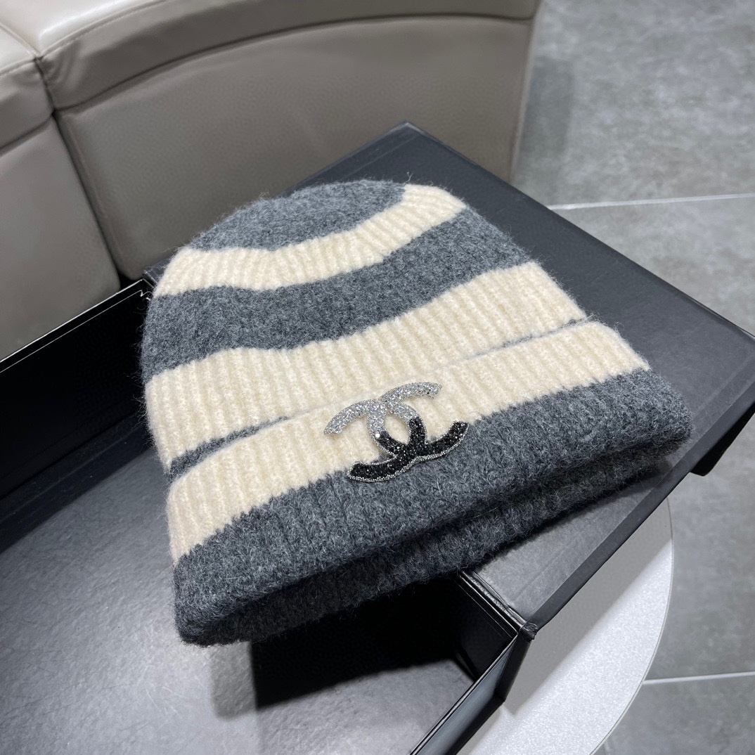 Chanel Knitted Hat 3-Color