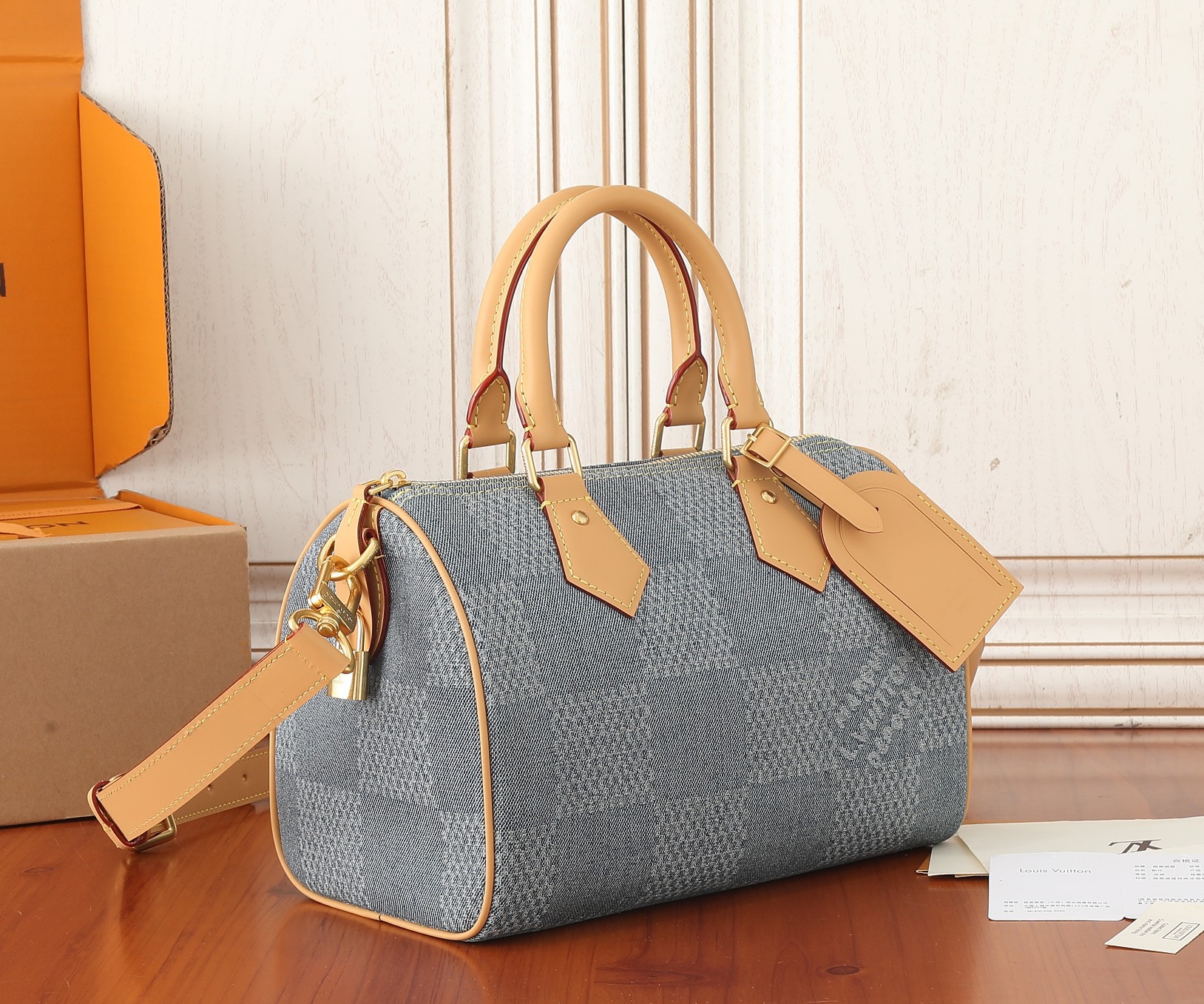 Louis Vuitton N40700 Speedy 25 Bandoulière Mens Shoulder Bags Size 25*15*15cm