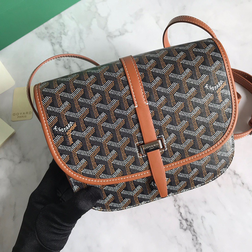 Goyard Belvedere Mens Shoulder Bags Size 22*16*7cm