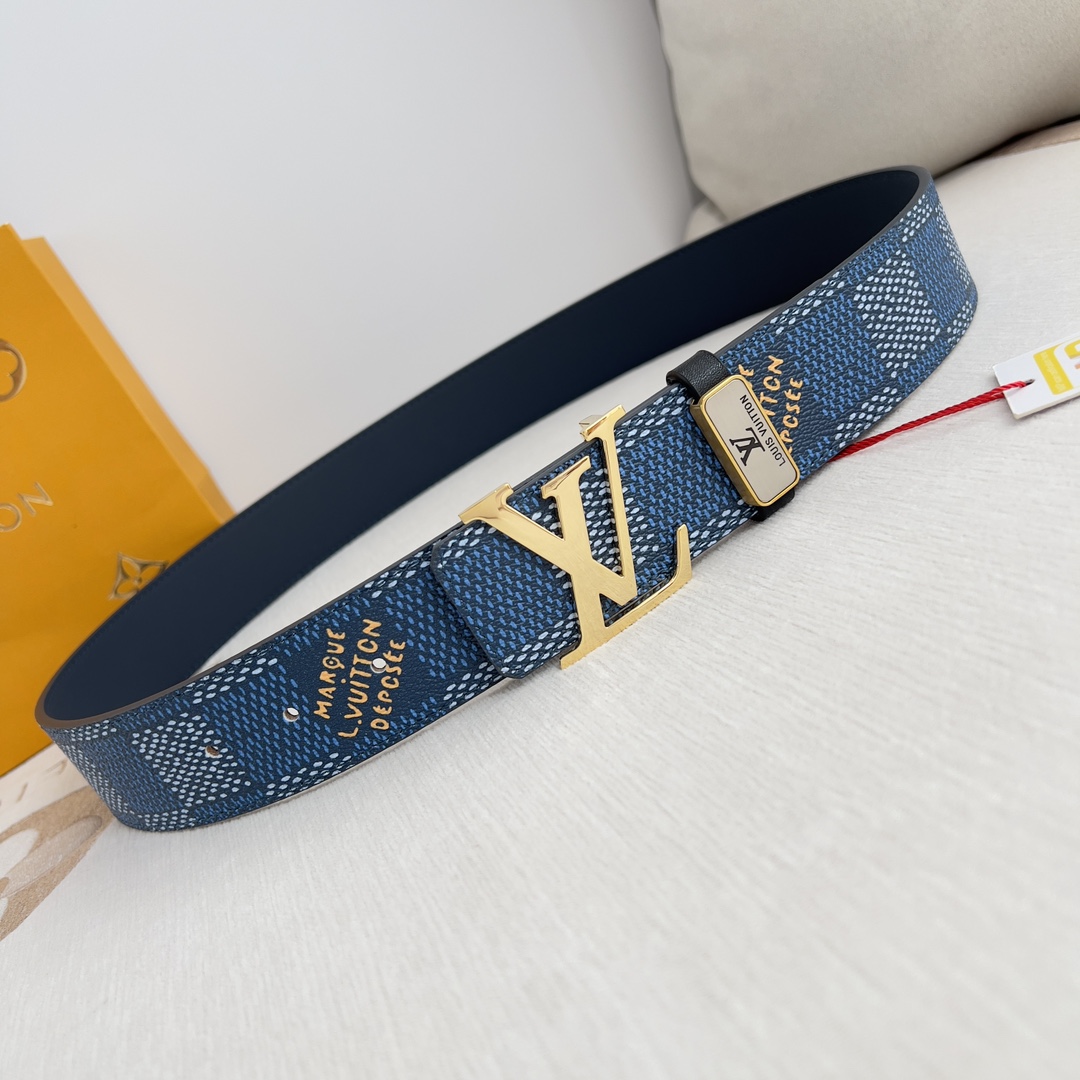 Louis Vuitton Mens Belt Width 3.8cm