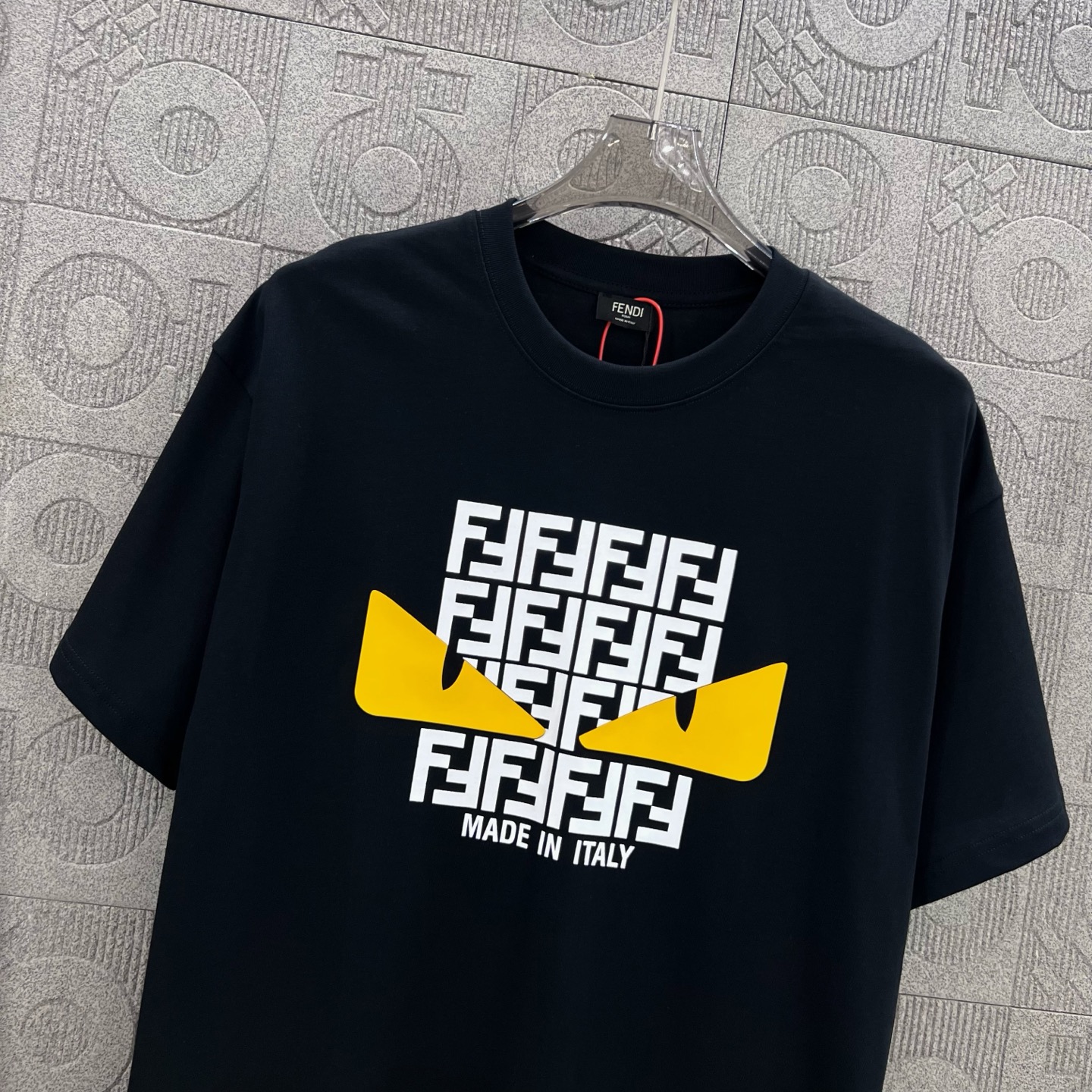 Fendi T Shirt Demon Eye Logo Size XS-L