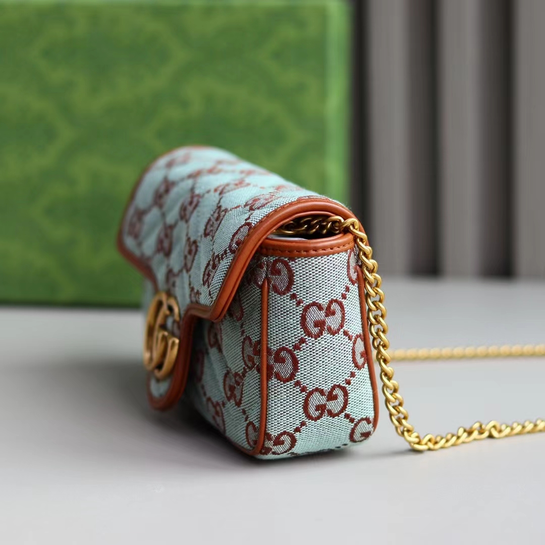 Gucci GG Ultra mini Women Shoulder Bags Size 16.5*9.5*4.5cm