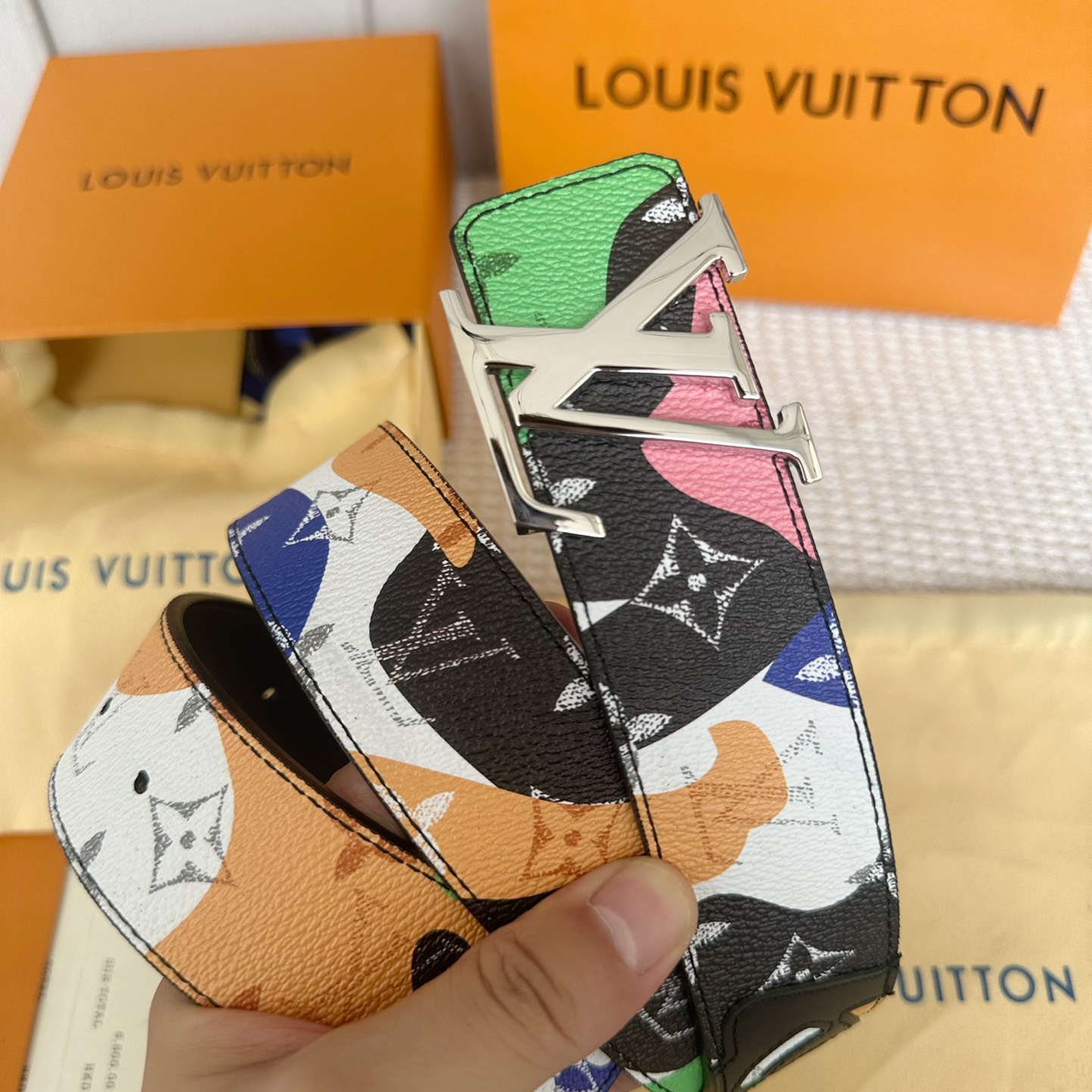 Louis Vuitton Mens Belt Width 4cm