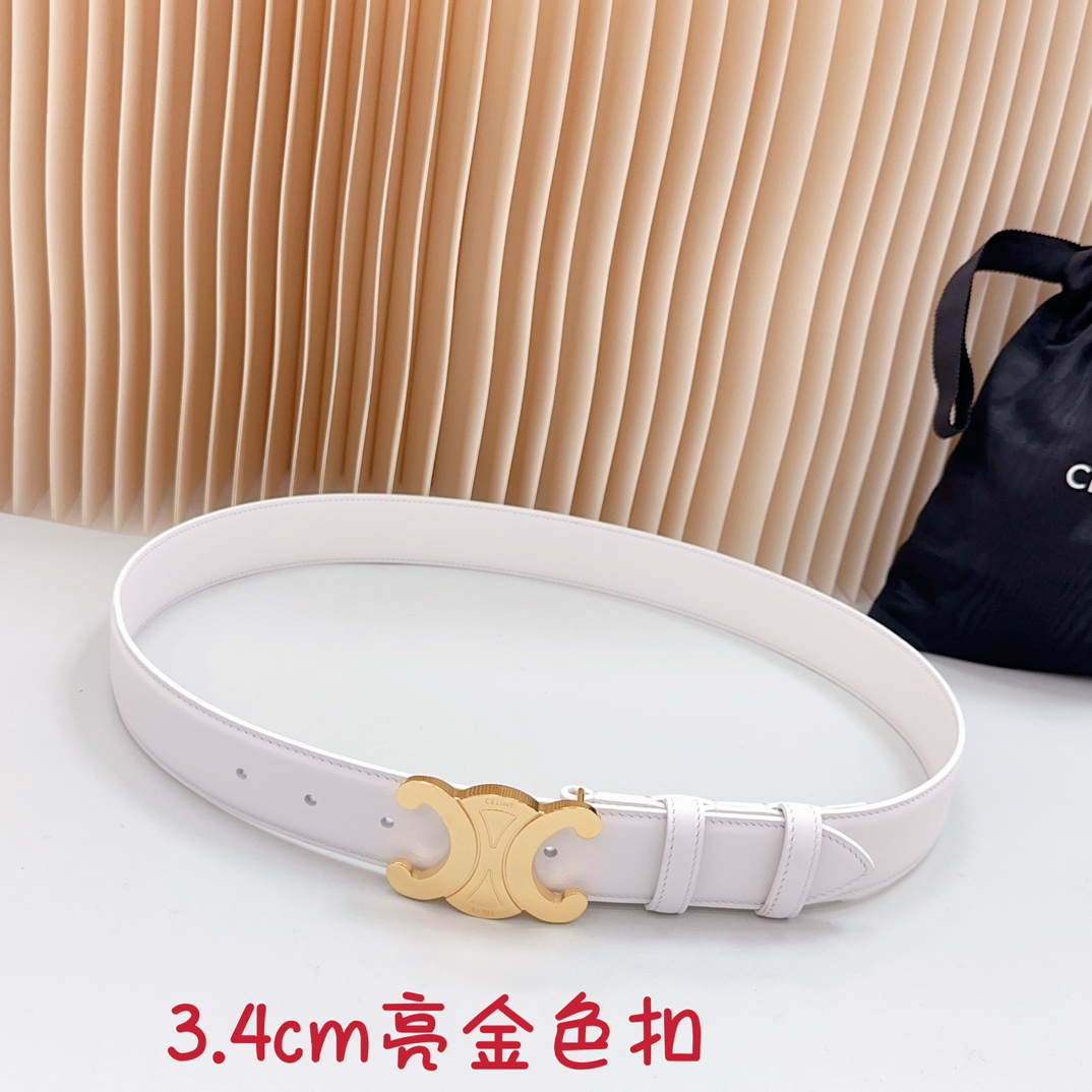 Celine Women Belt Width 3.4cm