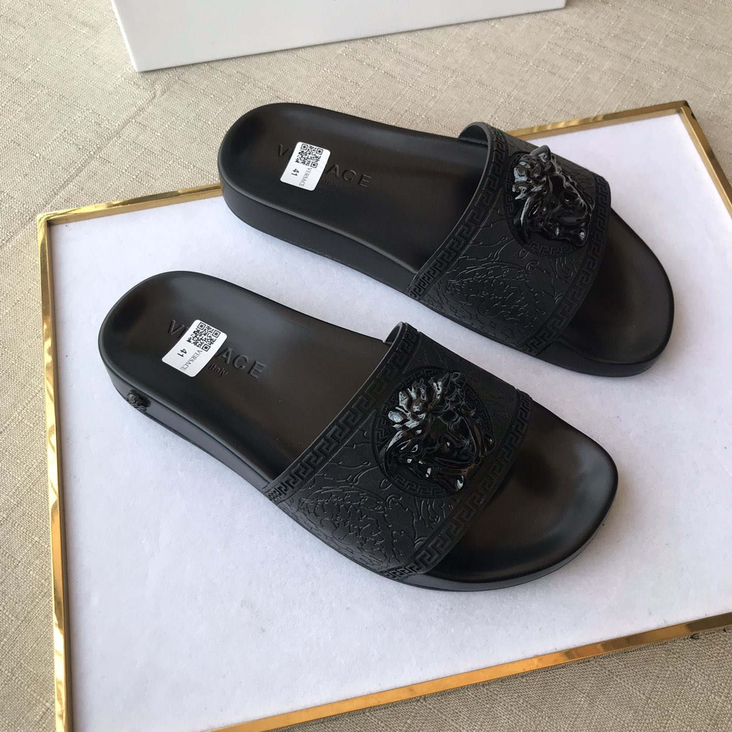 Versace Mens Women Sandals Gr. 36-46