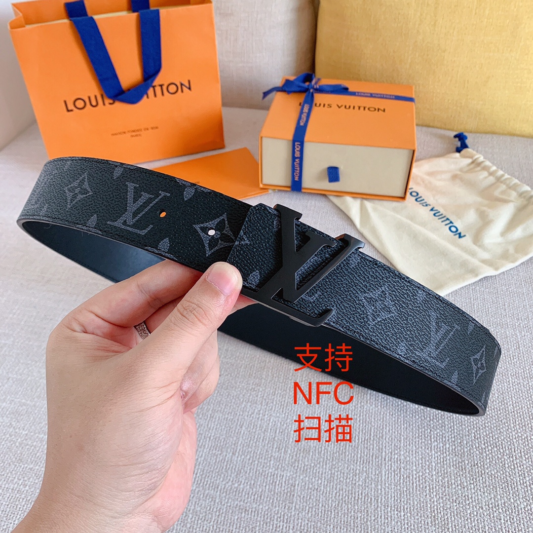 Louis Vuitton Mens Belt Width 4cm