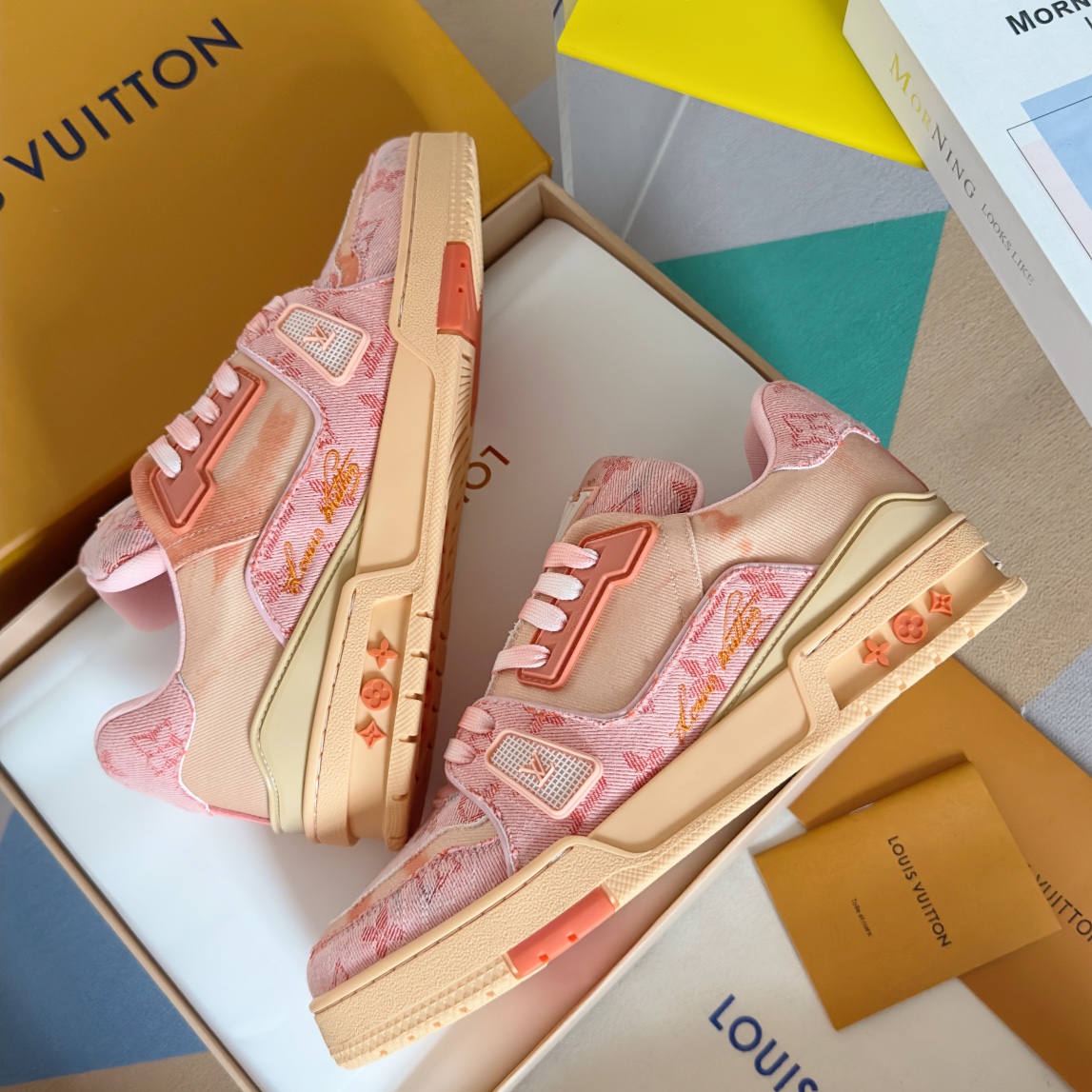 Louis Vuitton LV Trainer Monogram New Sneaker Size 36-46