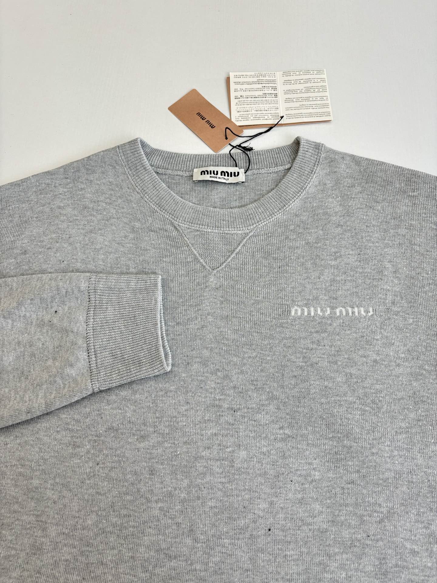 MiuMiu Unisex Sweatshirt Size S-L