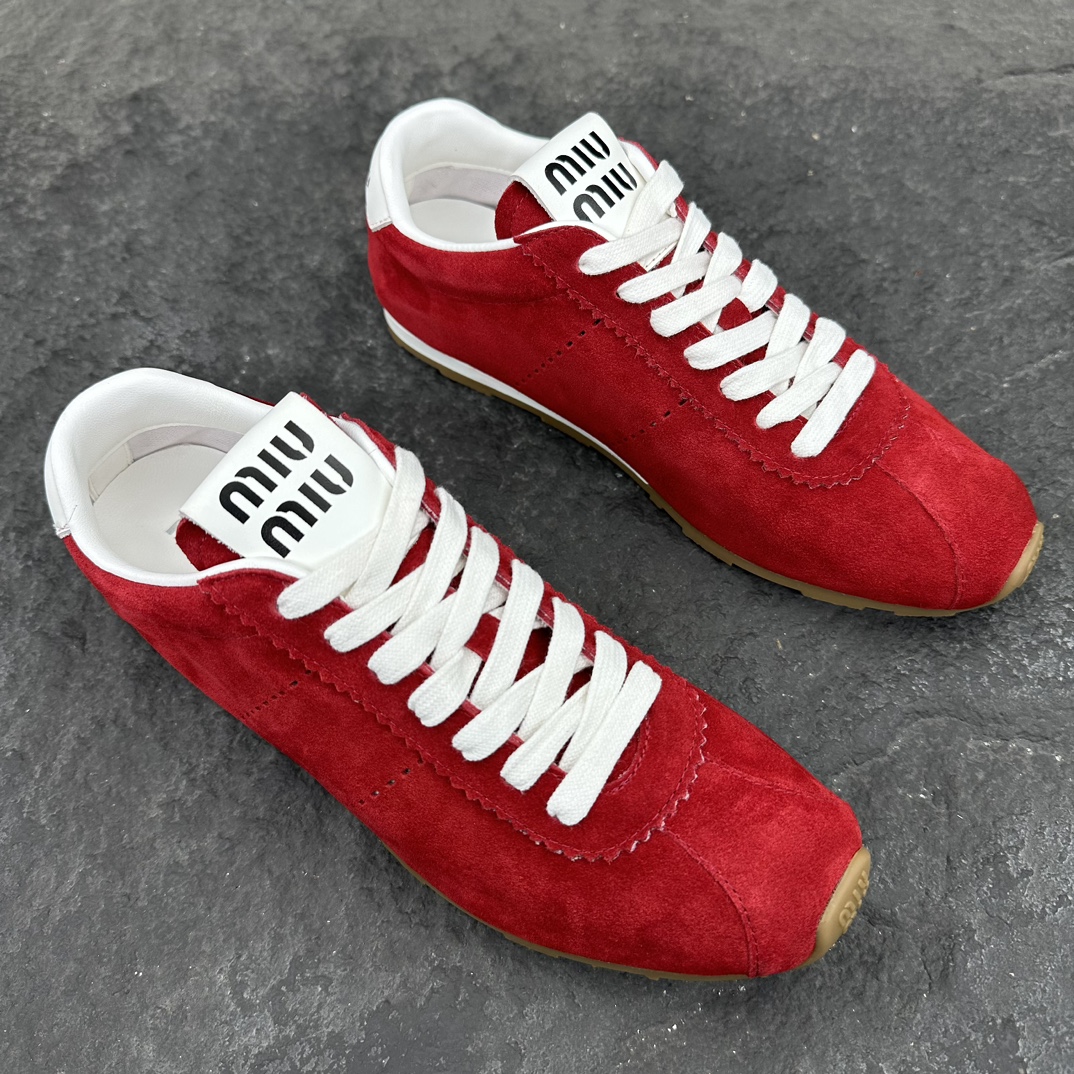 MiuMiu Plume Nappa Sneaker Size 35-40
