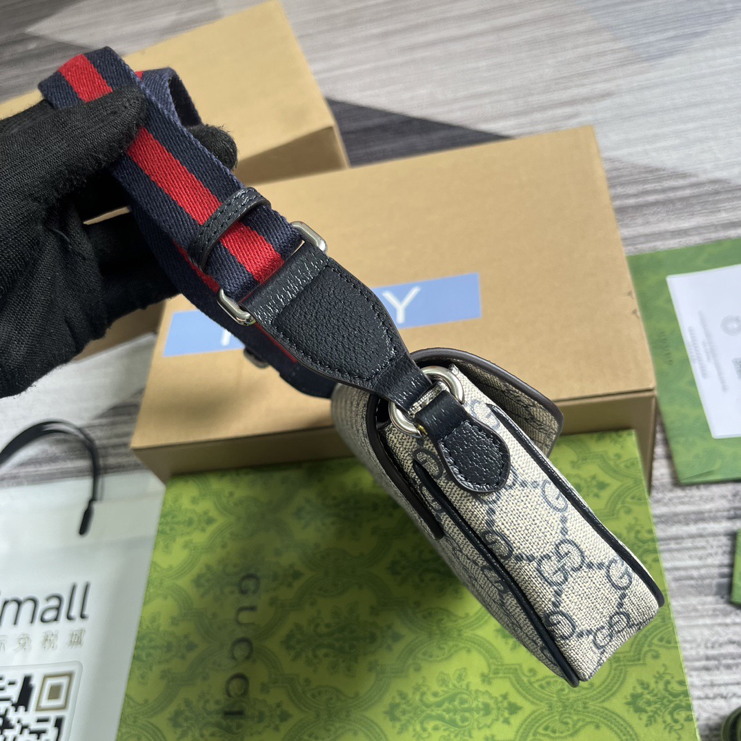 Gucci Ophidia Women Shoulder Bags 13*22*4cm