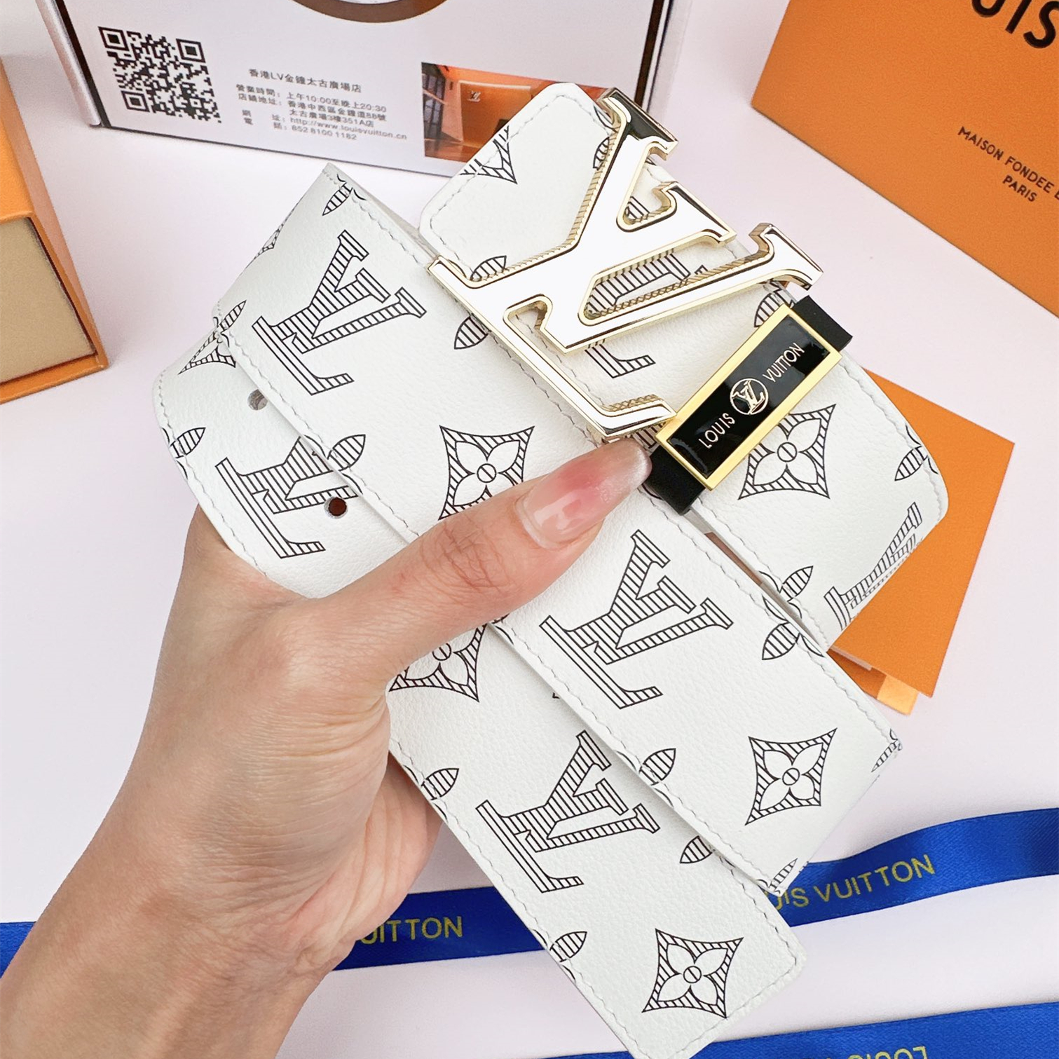 Louis Vuitton Mens Belt Width 3.8cm