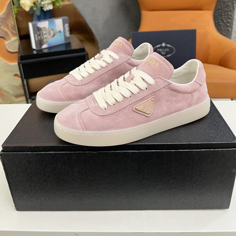 Prada Lane Deer Leather Sneakers Size 36-45