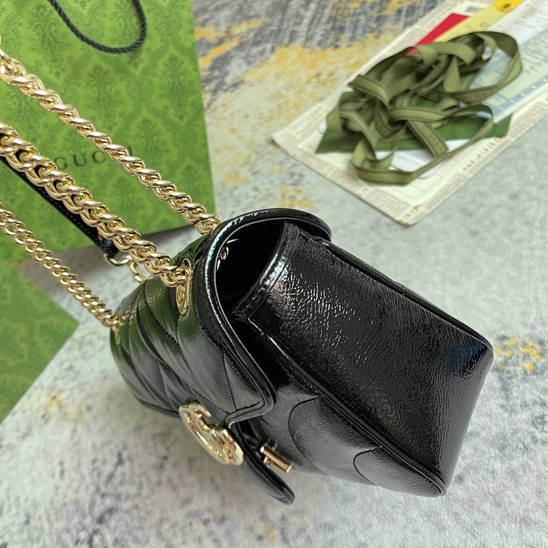 Gucci Kleine GG Marmont Women Shoulder Bags Size 26*15*7cm