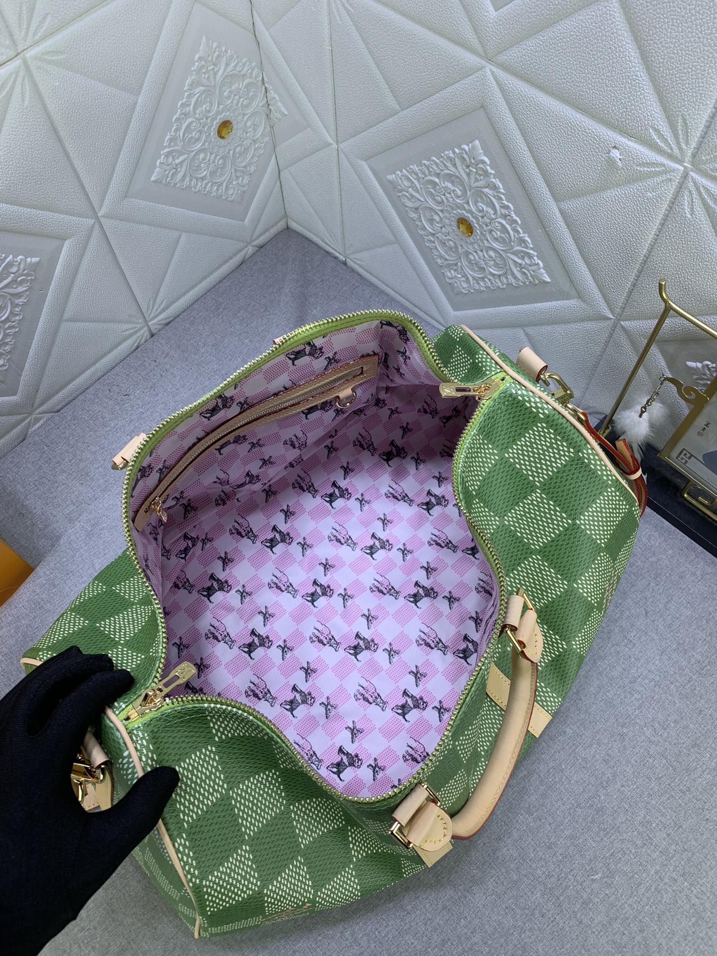 Louis Vuitton Damier Golf keep all bandou lier 50 Travel Bags Size 50*29*23cm